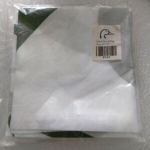 Ducks Unlimited White with Green Duckhead 3'x5' New in Pkg